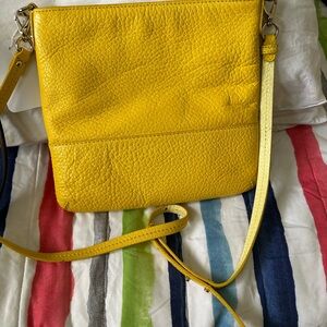 Kate Spade cross body yellow purse